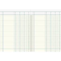 Книга обліку Konig Ebhardt А4 3 колонки 32 рядки 40 аркушів