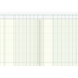 Книга обліку Konig Ebhardt А4 6 колонок 32 рядки 40 аркушів