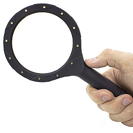 Ручна Лупа Lesko з LED підсвічуванням 12 світлодіодів