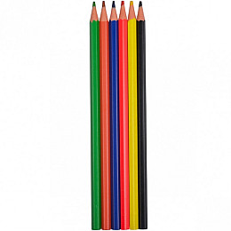 Карандаши 6 цветов Metr+ CR755-6 Luminoso elastico "С"