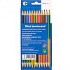Карандаши Metr+ 12шт/24 цвета "Two-color" "С" CR12/24