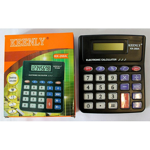 Калькулятор простой Keenly KK 268 A Черний