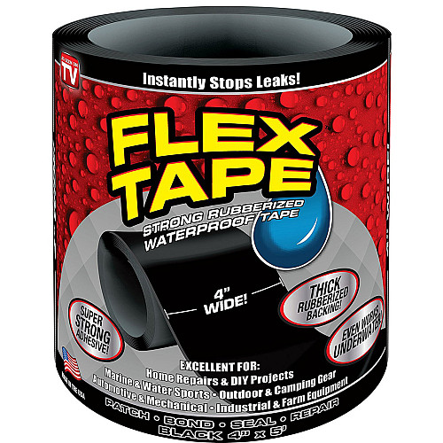 Водонепроницаемая изоляционная клейкая лента Flex Tape 150 х 10 см (FT1148258569)