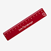 Именная линейка FairyTale 15 см Красный (FTRL15RED)