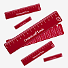 Именная линейка FairyTale 15 см Красный (FTRL15RED)