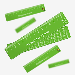 Именная линейка Fairy Tala 15 см Зеленый (FTRL15GREEN)