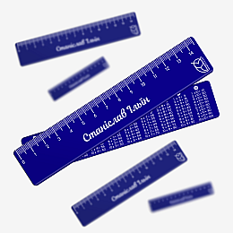 Именная линейка FairyTale 15 см Синий (FTRL15BLUE)