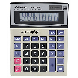 Калькулятор настольный бухгалтерский Karuida DM-1200V