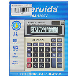 Калькулятор настольный бухгалтерский Karuida DM-1200V