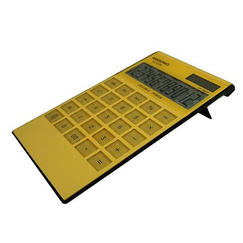 Калькулятор ASSISTANT АС02326 yellow 12 разрядов Желтый