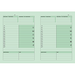 Планувальник 4Profi формат A6 Недатований Жовтий 176 аркушів 904129