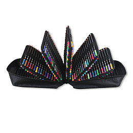 Профессиональные цветные карандаши с грифелем на масляной основе KALOUR 180 цветов в нейлоновом футляре