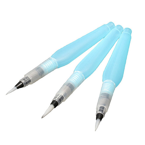 Набір пензликів Worison з резервуаром для води (Water Brush Pen) 3 штуки