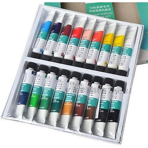 Профессиональный набор акриловых красок Winsor & Newton (18 * 10 мл.) WN-A083/18