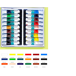 Професійний набір акрилових фарб Winsor & Newton (18 * 10 мл.) WN-A083/18