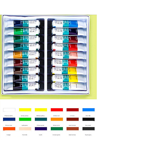 Профессиональный набор акриловых красок Winsor & Newton (18 * 10 мл.) WN-A083/18