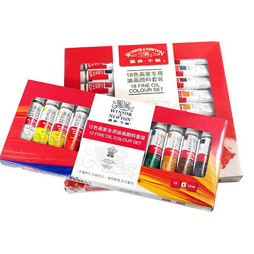 Профессиональный набор масляной краски Winsor & Newton 12 цветов (WN-O934/12)