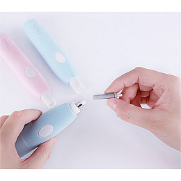 Електричний ластик TENWIN зі змінними запасними гумками Ø 5 мм і Ø 2,3 мм