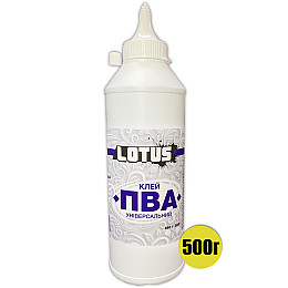 Клей ПВА универсальный Lotus 500 г Белый