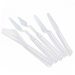 Набор пластиковых мастихинов WORISON 5 штук