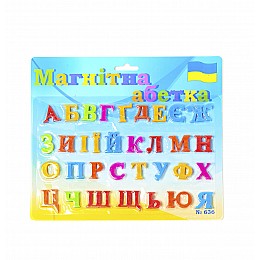 Магнитные украинские буквы Країна Іграшок 25х21 см Разноцветный