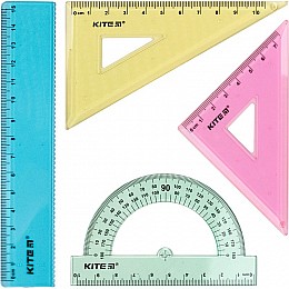 Набор линеек Kite Ruler Set разноцветный (K17-281)