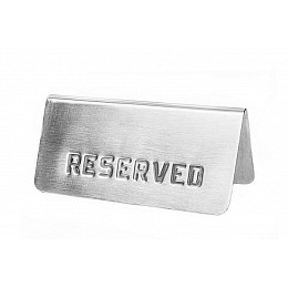 Табличка настольна One Chef RESERVED