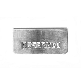 Табличка настольная One Chef RESERVED