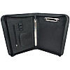 Деловая папка для документов из кожи под крокодила Portfolio Черный (Port1021 croco black)