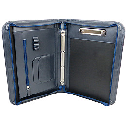 Деловая папка для документов из кожи Portfolio Синий (Port1021 navy)