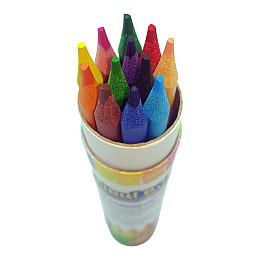 Карандаши 12 цветов эластичные Bambi CR-888T в тубусе 