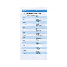 Обучающая книга Самый быстрый способ выучить неправильные глаголы ZIRKA 104059Z