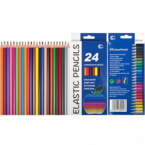 Карандаш 24 цвета Sparta CR755-24 Luminoso elastico "С"
