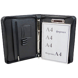 Папка для документов из искусственной кожи Exclusive Черный (710100 black)