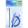 Набір лінійок Ruler Set синій Kite (K17-280-07)
