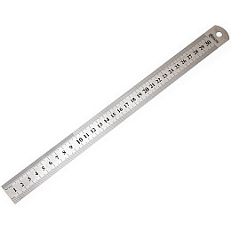 Линейка металлическая Polax 30 см (38-010)