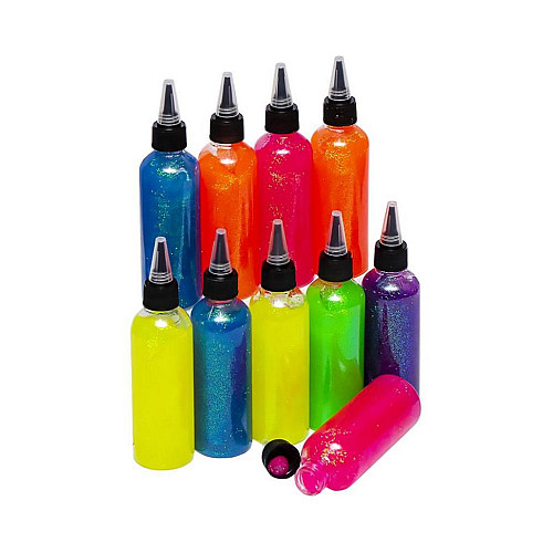Клей з блискітками COLOR-IT 120SP баночки 120мл 6 кольорів