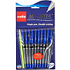 Ручка олійна MAXRITER Cello 727+1Blue синя 10 штук в упаковці