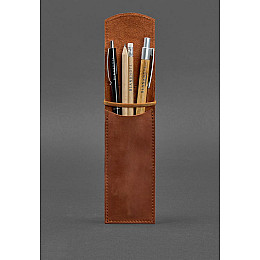 Кожаный чехол для ручек 1.0 светло-коричневый Crazy Horse BlankNote