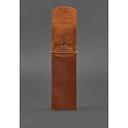 Кожаный чехол для ручек 1.0 светло-коричневый Crazy Horse BlankNote