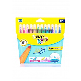 Фломастеры BIC Kid Coleour XL 12 цветов 12 шт (3270220075516)