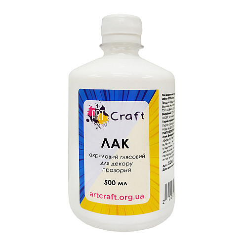 Лак акриловий глянсовий Art Craft 5003-AC 500 мл