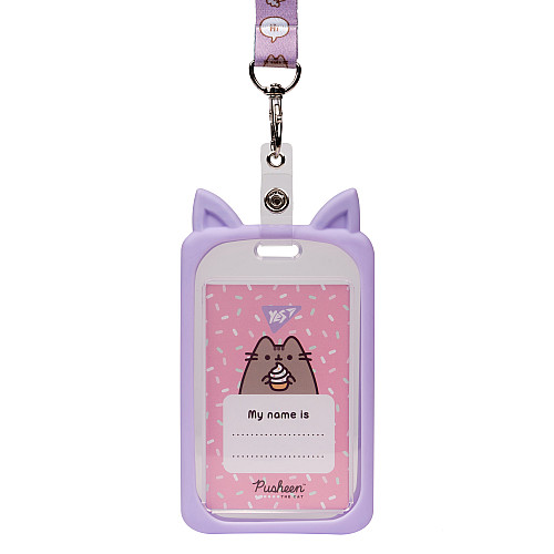 Бейдж на ленте YES Pusheen ушки (940304)