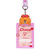 Бейдж силиконовый на ленте YES Line Friends. Choco (940300)