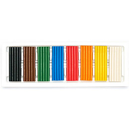 Пластилін прямокутний Школярик 303116002-UA 8 кольорів