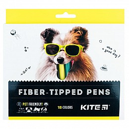 Набор фломастеров Dogs 18 шт Kite (K22-448)