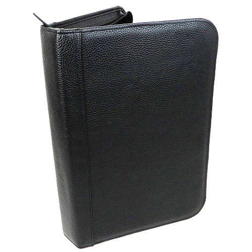 Кожаная папка для документов Portfolio Черный (Port1022 black flotar)
