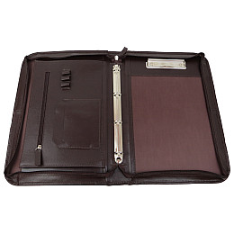 Кожаная деловая папка Portfolio Коричневый (Port1022 brown)
