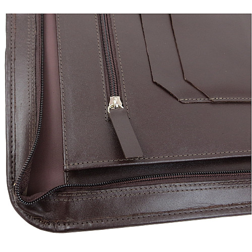 Кожаная деловая папка Portfolio Коричневый (Port1022 brown)