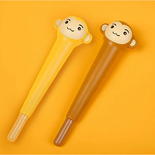 Набір ручок масляних BookOpt 0.7 мм BP5028 Squishy Monkey 2 шт